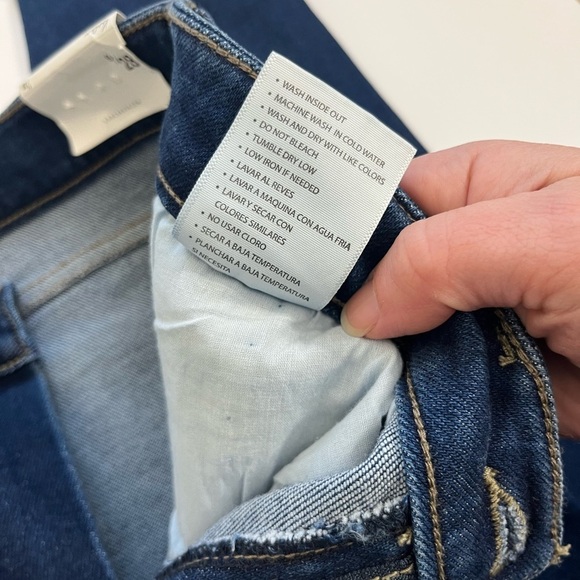 Kan Can Mid rise Ankle Skinny Jeans Size 9 / 28 New with Tags - Picture 5 of 11